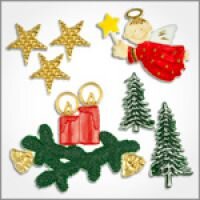 Weihnachtskerzen gestalten