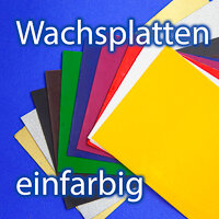 Wachsplatten einfarbig