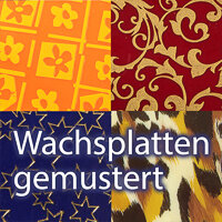 Wachsplatten gemustert