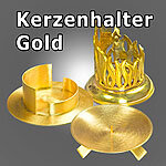 Kerzenhalter Gold