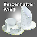 Kerzenhalter Weiß
