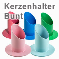 Kerzenhalter Bunt