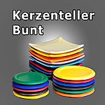 Kerzenteller Farbig