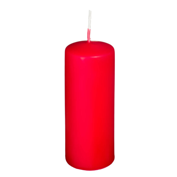 Premium - Stumpenkerze 40 x 100 mm, rot