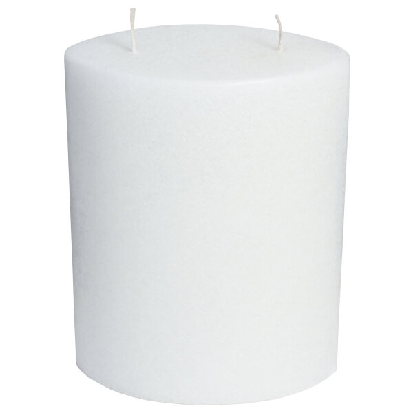 Premium Formkerze 2-Docht Oval mit Kristalleffekt