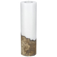 Edler Crystal Kerzenrohling mit Holzeinlage 90 x 300 mm,...