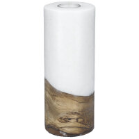 Edler Crystal Kerzenrohling mit Holzeinlage 100 x 250 mm,...