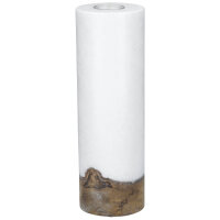 Edler Crystal Kerzenrohling mit Holzeinlage 100 x 300 mm,...
