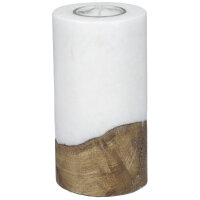 Edler Crystal Kerzenrohling mit Holzeinlage 80 x 150 mm,...