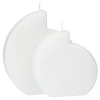 Doppelflamme 295 x 168 x 60 mm glatt weiß getaucht