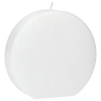Scheibe klein 140 x 145 x 37 glatt weiß getaucht