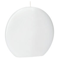 Scheibe abgeflacht 170 x 175 x 35 glatt weiß getaucht