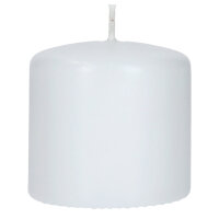 Stumpenkerze glatt mit Brennstopp 60 x 60 mm, glatt...