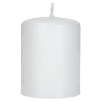 Stumpenkerze glatt mit Brennstopp 60 x 80 mm, glatt...