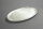Kerzenteller Metall/Aluminium , silber 17x10cm oval