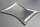 Kerzenteller silber, Messing/Metall 16,5x10cm
