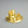 Kerzenhalter Gold, Messing D 6cm rund