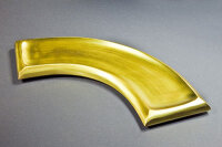 Kerzenteller Bogen - Messing, gold