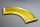 Kerzenteller Bogen - Messing, gold