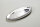 Kerzenteller silber 16x7cm - Keramik
