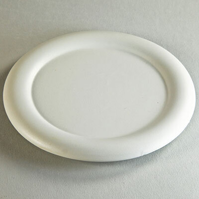 Kerzenteller creme D 15cm - Keramik