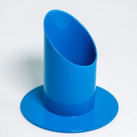 Kerzenhalter Metall, blau, D 4cm