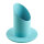Kerzenhalter Metall, babyblau, D 4cm