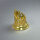 Kerzenhalter Metall/Messing, Flamme gold D 4cm