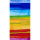 Wachsplatte Aquarell Regenbogen 20x10cm