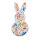 Wachsmotiv Hase bunt 5,5x2,6cm