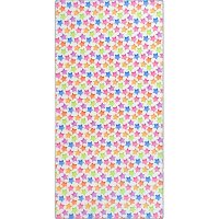 Wachsplatte bunte Sterne 20x10cm