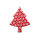Verzierwachs Tannenbaum groß Weihnachststimmung 5x4cm