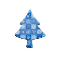 Wachsmotiv Tannenbaum groß Eisland 5x4cm