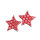Wachsmotiv Stern groß Weihnachtsstimmung, 2St. 3,2x3,2cm