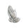 Wachsmotiv Betende Hände perlmutt-grau-patiniert 8x3,8cm