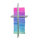 Wachsmotiv Kreuz mit Hintergrund pink-violett-blau-grün 11,5x6cm