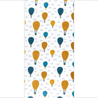 Wachsplatte Heißluftballons 20x10cm