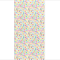 Wachsplatte Punkte bunt 20x10cm