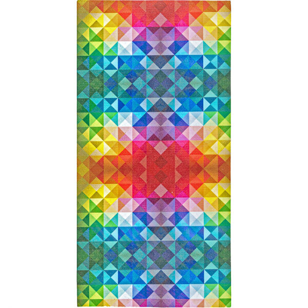 Wachsplatte buntes Kaleidoskop 20x10cm, zum Kerzen verzieren