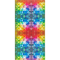 Wachsplatte buntes Kaleidoskop 20x10cm, zum Kerzen verzieren