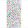 Wachsplatte Tupfen bunt  20x10cm