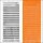 Sticker Zahlen 9mm orange