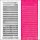 Sticker Zahlen 9mm pink