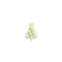 Verzierwachs Weihnachtsbäumchen mit grünen Rauten