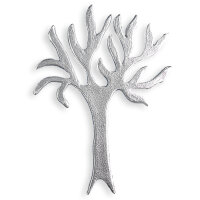Wachsmotiv Großer Baum silber