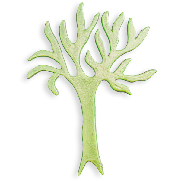 Verzierwachs Großer Baum perlmutt grün