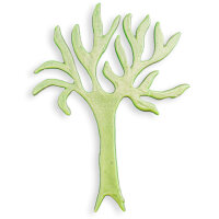 Verzierwachs Großer Baum perlmutt grün