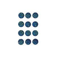Irisierende Diamantsteine königsblau, 10mm 12 St.