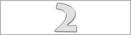 Wachszahl 2 - einzeln, Silber 12mm
