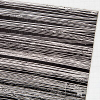 Wachsplatten schwarz-silber gestreift - 10x20cm
